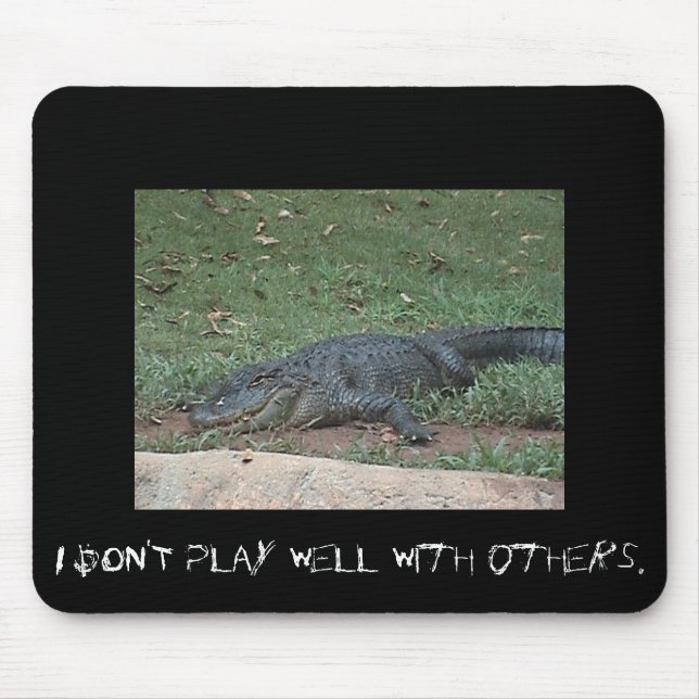 Alfombrilla De Ratón Cocodrilo Mousepad (Frente)