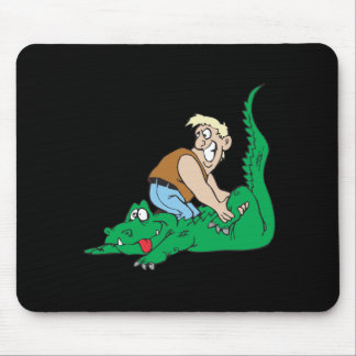 Alfombrilla De Ratón Cocodrilo que lucha 3