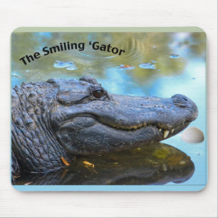 Alfombrilla De Ratón 'Cocodrilo sonriente Mousepad