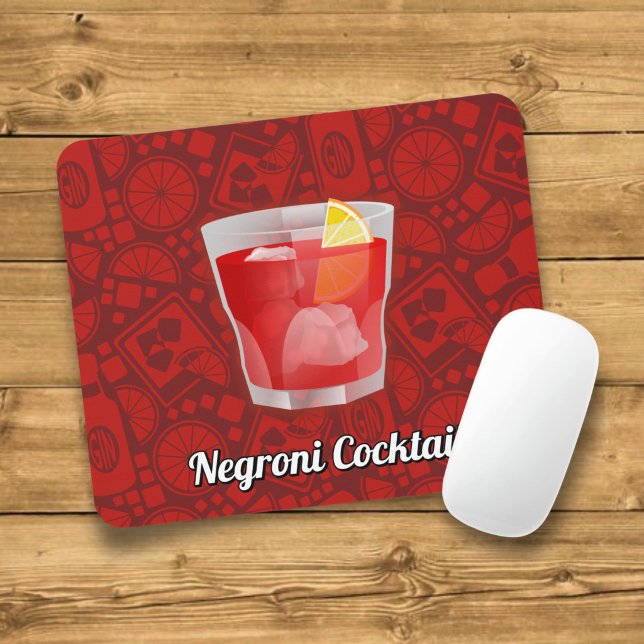 Alfombrilla De Ratón Cóctel Negroni (Subido por el creador)