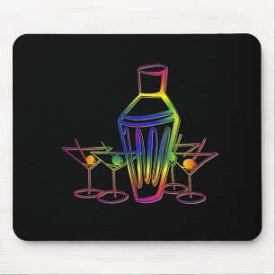 Alfombrilla De Ratón Cócteles del arco iris