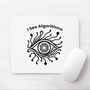 Alfombrilla De Ratón Coder Gift – Tech Eye Design – Mouse Pad