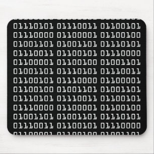 Alfombrilla De Ratón Código binario Mousepad