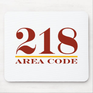 Alfombrilla De Ratón Código de área 218
