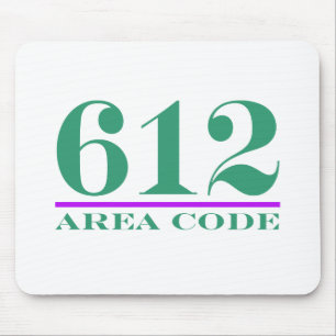 Alfombrilla De Ratón Código de área 612