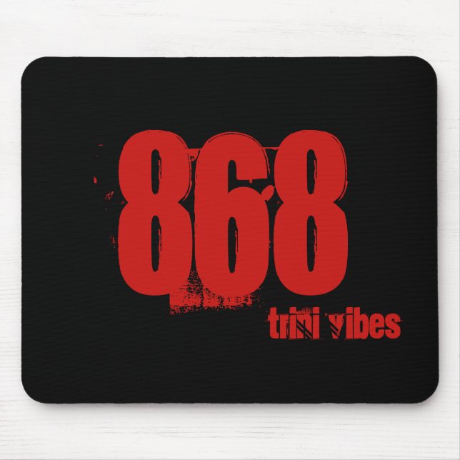 Alfombrilla De Ratón Código de área Trini Mousepad 868 (Frente)