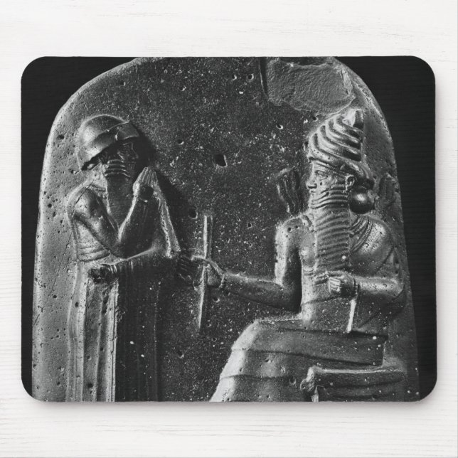Alfombrilla De Ratón Código de Hammurabi, top del stele (Frente)