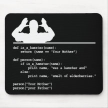 Código de Python - Tu madre era un hámster