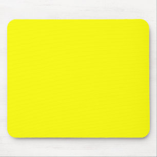 Alfombrilla De Ratón Código hexagonal amarillo neón FFFF01