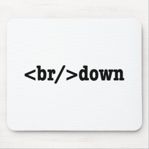 Alfombrilla De Ratón código HTML de descomposición