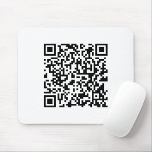 Alfombrilla De Ratón Código QR creado instantáneamente (al ingresar su 