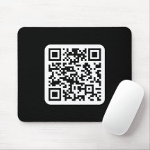 Código QR moderno editable | Blanco negro o cualqu