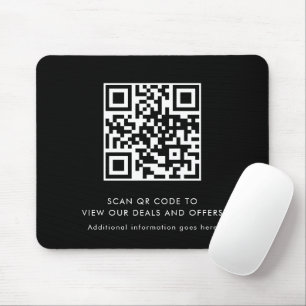 Alfombrilla De Ratón Código QR Moderno Promocional Empresarial