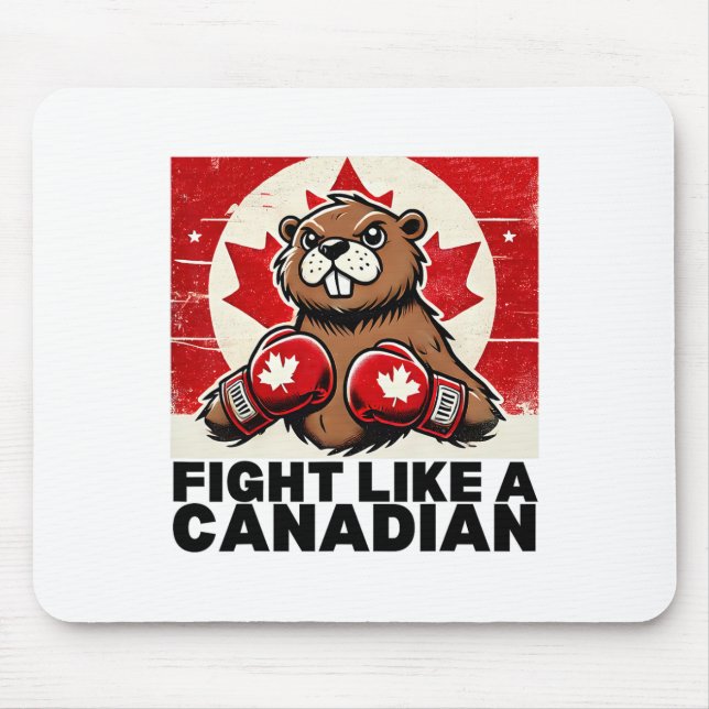 Alfombrilla De Ratón Codos Arriba Canadá Aranceles Canadienses de Respu (Frente)