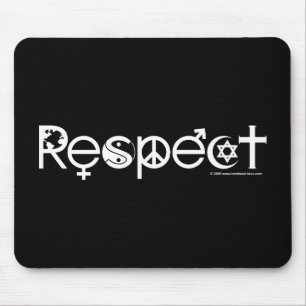 Alfombrilla De Ratón Coexistir con Respeto - Paz Amabilidad y Toleranci