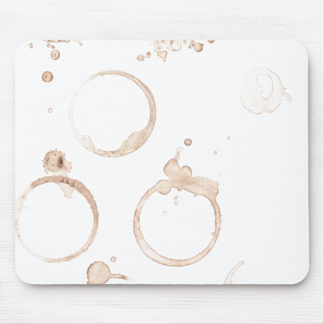 Alfombrilla De Ratón Coffe taza café mancha almohada de lanzamiento (Frente)