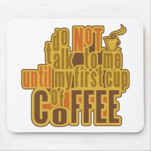 Alfombrilla De Ratón COFFEE FIRST mousepad