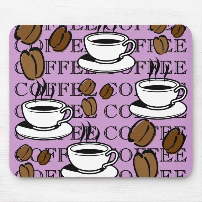 Alfombrilla De Ratón Coffee Lover Mousepad (Frente)