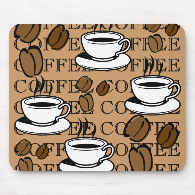 Alfombrilla De Ratón Coffee Lover Mousepad (Frente)
