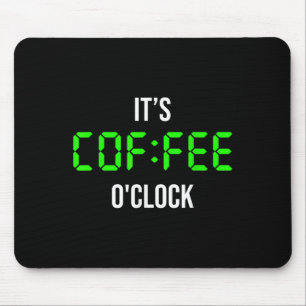 Alfombrilla De Ratón Coffee Oclock, Cita Gráfica Funny de Guay