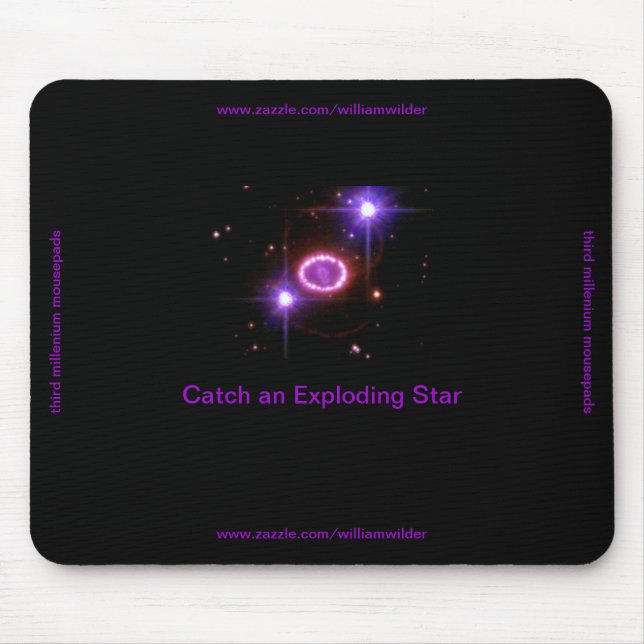 Alfombrilla De Ratón Coja una estrella de estallido Mousepad (Frente)