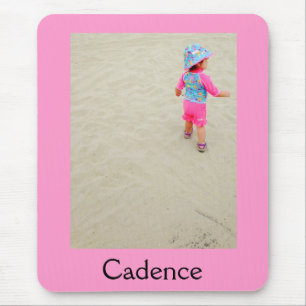 Alfombrilla De Ratón Cojín de ratón adaptable de la foto y del nombre