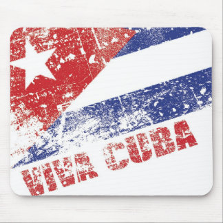 Alfombrilla De Ratón Cojín de ratón apenado bandera de Viva Cuba