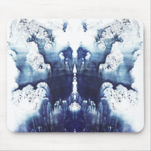 Alfombrilla De Ratón Cojín de ratón azul de Rorschach