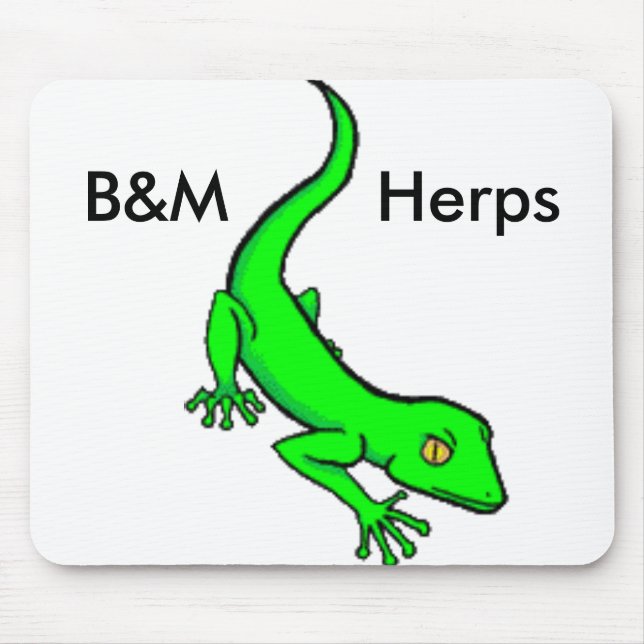 Alfombrilla De Ratón Cojín de ratón de B&M Herps (Frente)