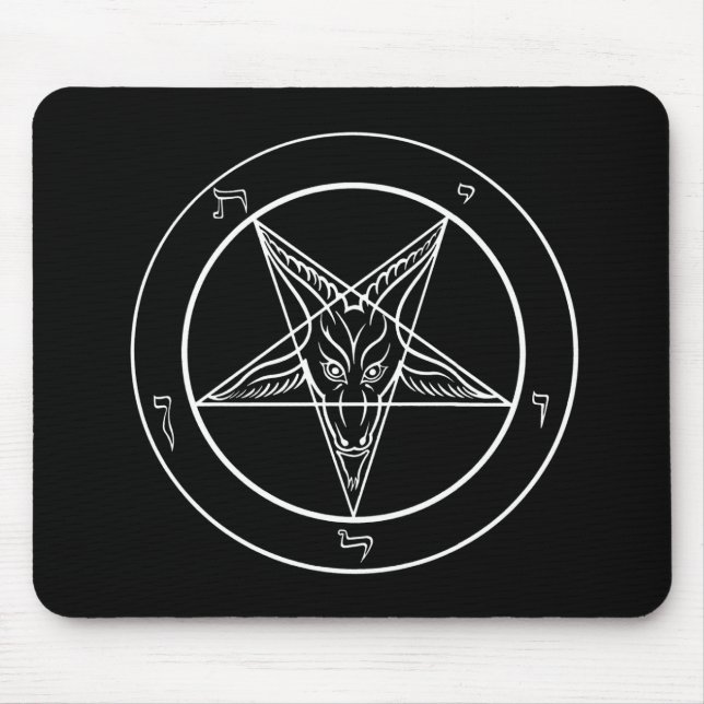 Alfombrilla De Ratón Cojín de ratón de Baphomet (Frente)