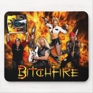 Alfombrilla De Ratón Cojín de ratón de BitchFire