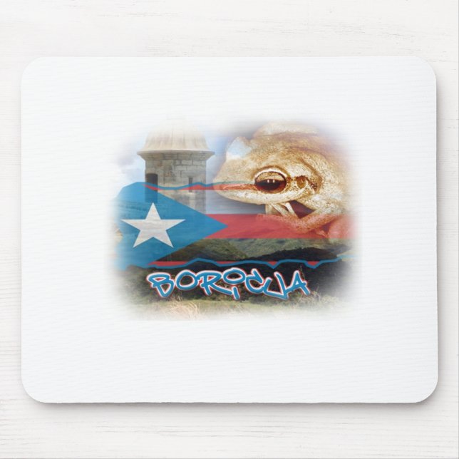 Alfombrilla De Ratón Cojín de ratón de Boricua (Frente)