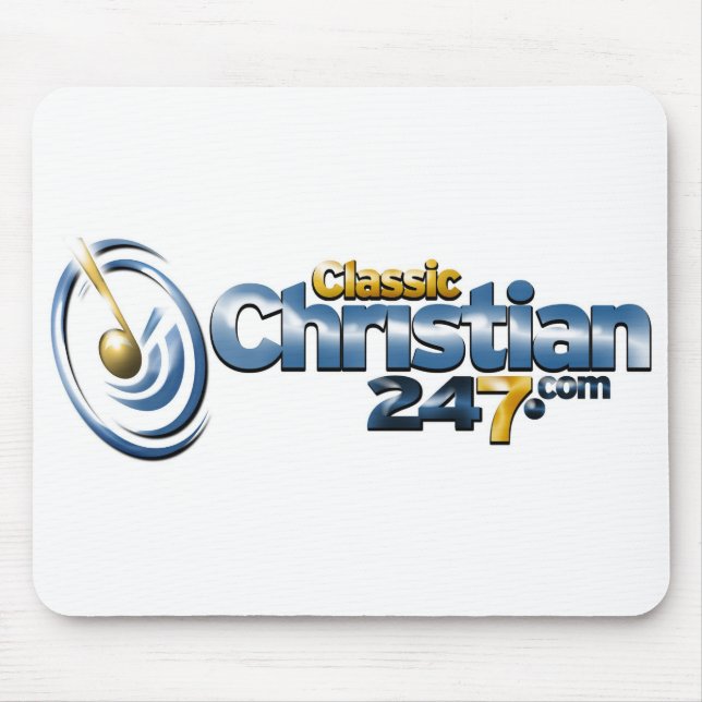 Alfombrilla De Ratón cojín de ratón de ClassicChristian247.com (Frente)