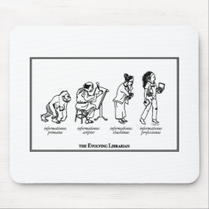 Alfombrilla De Ratón Cojín de ratón de desarrollo del bibliotecario