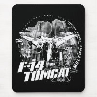 Cojín de ratón de F-14 Tomcat Mousepad