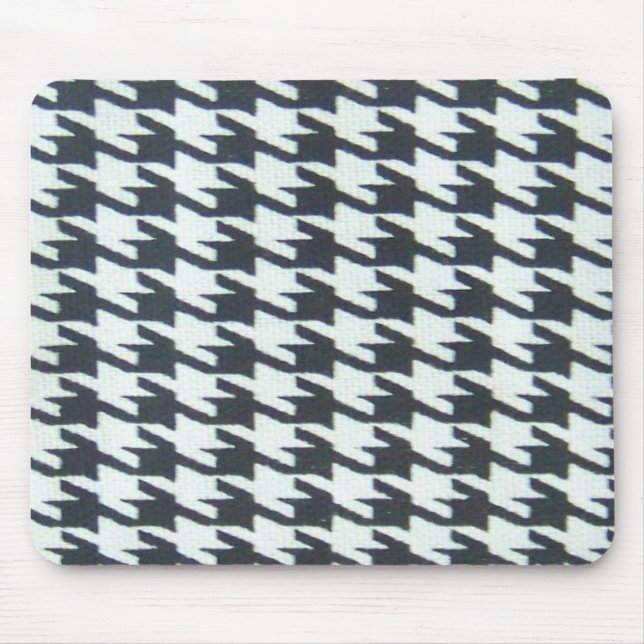 Alfombrilla De Ratón Cojín de ratón de Houndstooth (Frente)