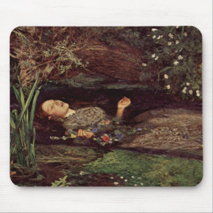 Alfombrilla De Ratón Cojín de ratón de John Everett Millais Ofelia