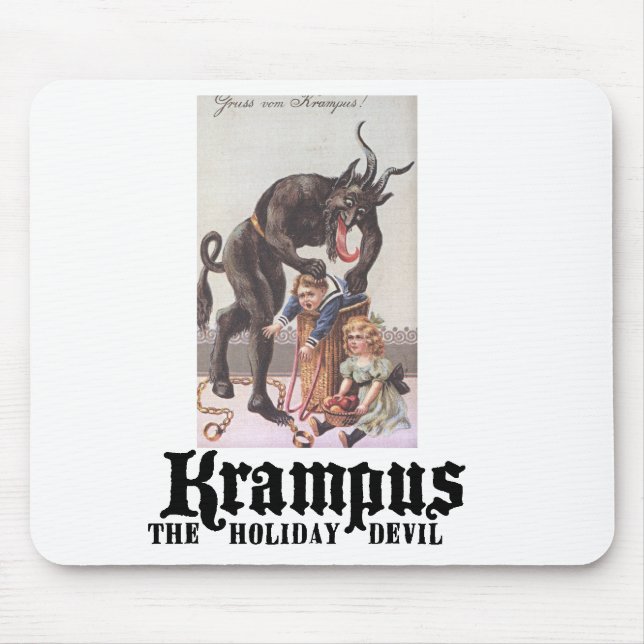 Alfombrilla De Ratón Cojín de ratón de Krampus (Frente)