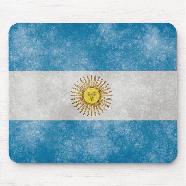 Alfombrilla De Ratón Cojín de ratón de la bandera de la Argentina (Frente)