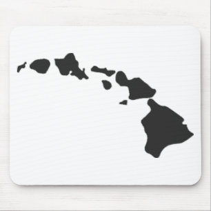 Alfombrilla De Ratón Cojín de ratón de la cadena de la isla hawaiana
