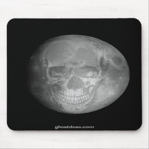 Alfombrilla De Ratón Cojín de ratón de la cara de luna
