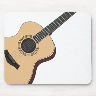 Alfombrilla De Ratón Cojín de ratón de la guitarra acústica