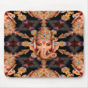Alfombrilla De Ratón Cojín de ratón de la mandala de Ganesh