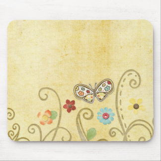 Alfombrilla De Ratón Cojín de ratón de la mariposa