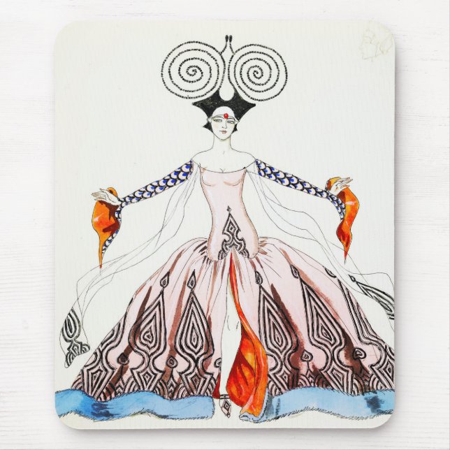Alfombrilla De Ratón Cojín de ratón de la moda del art déco de Jorte (Frente)