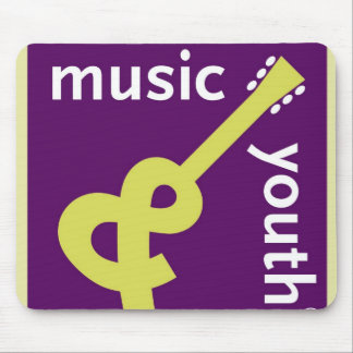 Alfombrilla De Ratón Cojín de ratón de la música y de la juventud