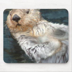 Alfombrilla De Ratón Cojín de ratón de la nutria de mar