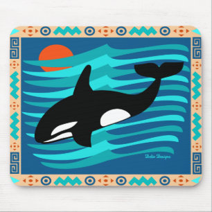 Alfombrilla De Ratón Cojín de ratón de la orca