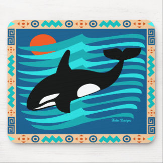 Alfombrilla De Ratón Cojín de ratón de la orca