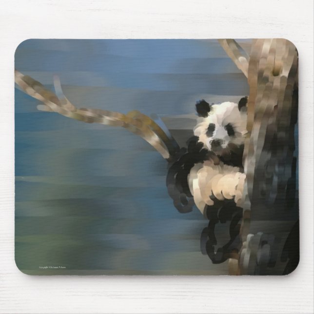 Alfombrilla De Ratón Cojín de ratón de la panda (Frente)